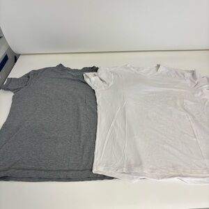 Lululemon Men’s Basic Tees Bundle (grey and white)